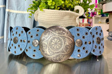 Light Denim Boho Belt