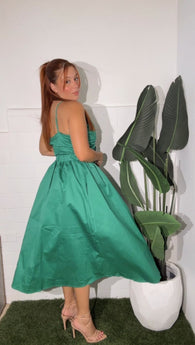 Green Twist Dress