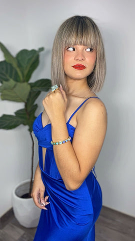 TOVA Blue & Blue Gold Ring