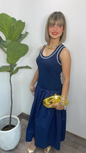 Classic Navy Midi Dress