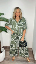 Green Lino Blouse