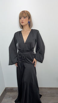 SABLE Satin Maxi Dress