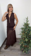 Dark Chocolate Muse Vest & Skirt Set