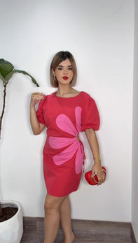 Pétalo Rosa Mini Dress