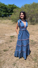 Sweetheart Denim  Maxi Dress