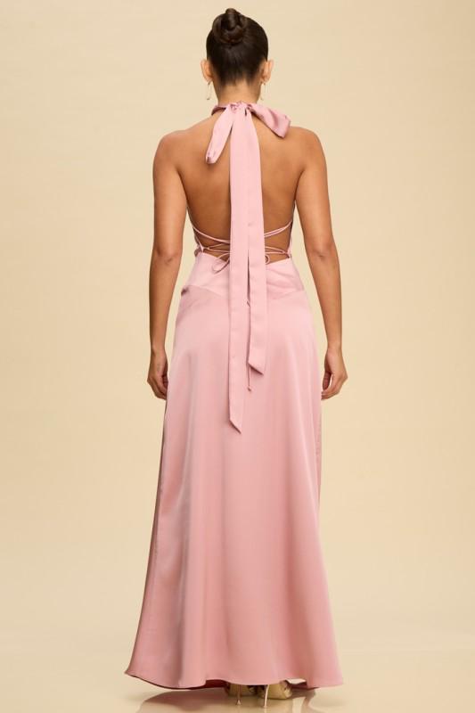 Hanna Blush Pink Maxi Dress