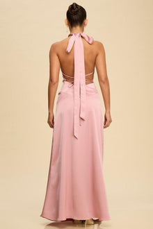 Hanna Blush Pink Maxi Dress