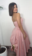 Camille Pastel Pink Midi Dress