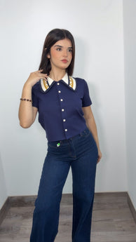 Classy Chic Navy Top