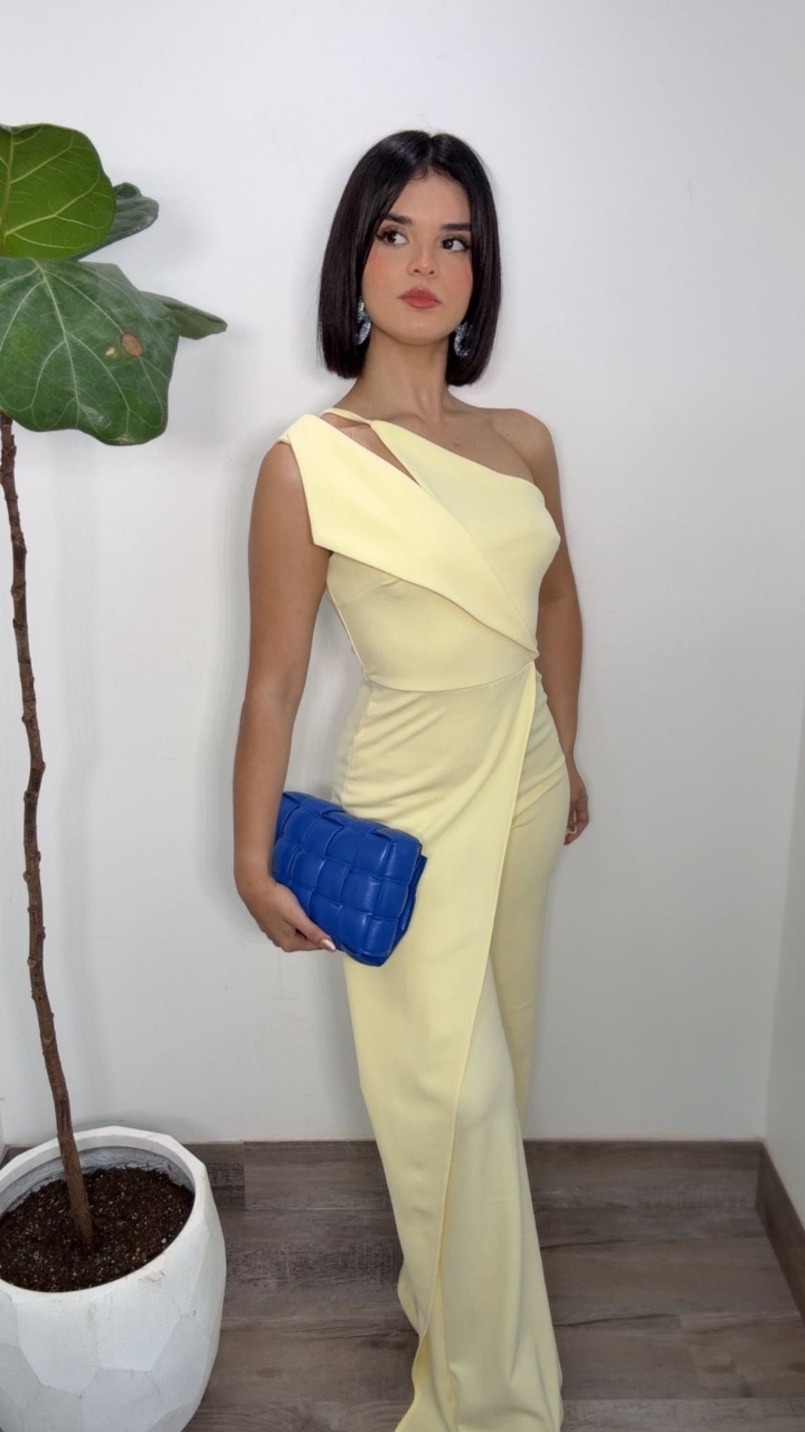 Fara Pastel Yellow Jumpsuit