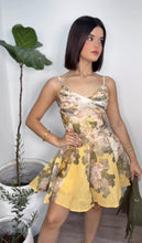 Gold Girl Flare Dress
