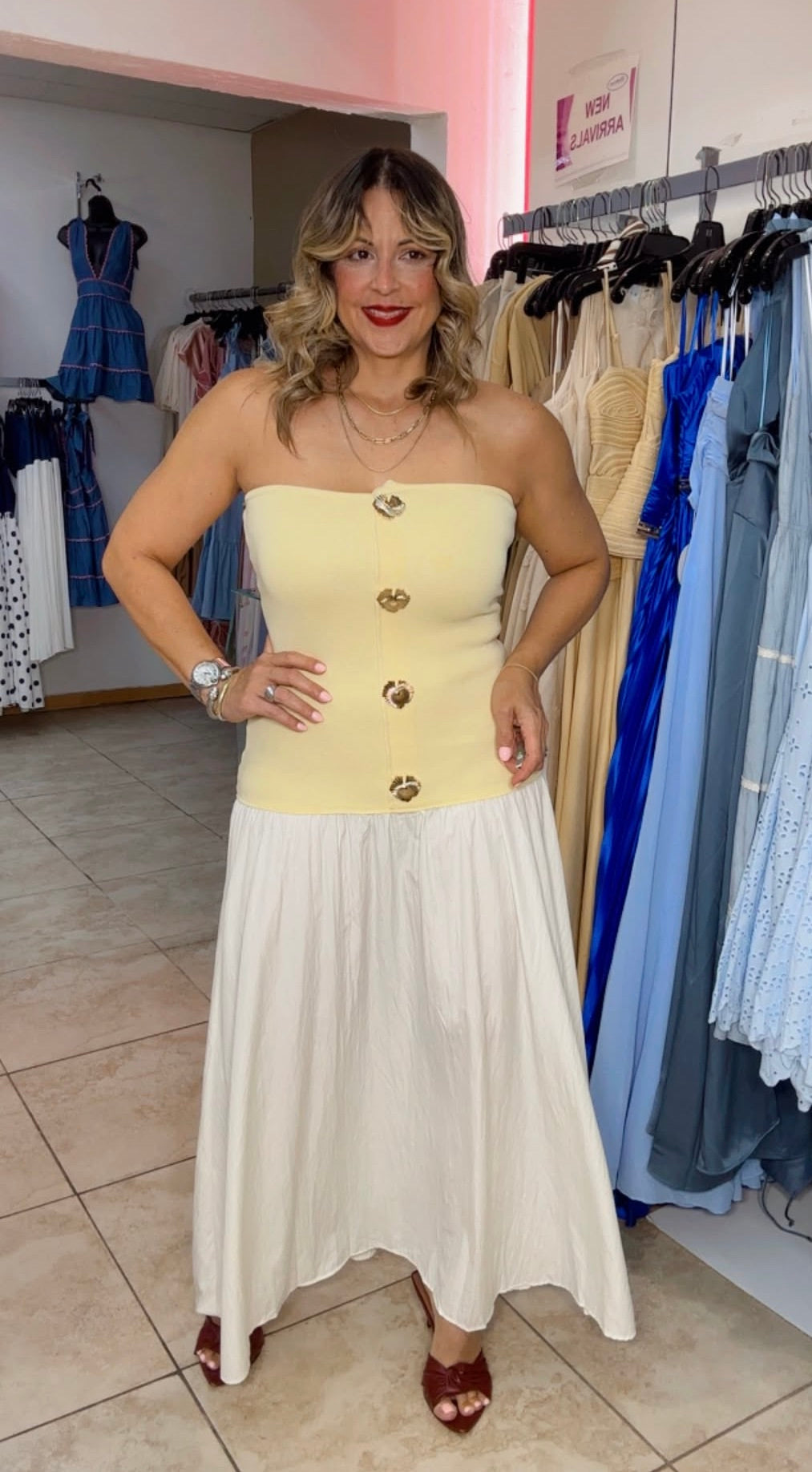 Coastal Chic Bliss Midi Dress