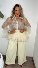 Alana Lace Ruffle Top