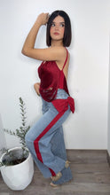 Cherry Bow Denim