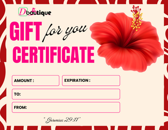Gift Certificate