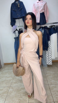 Layer Trousers Dusty Pink