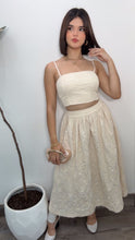 Susana Brocade Crop Top & Midi Skirt Set