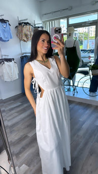 Emma Long White Dress